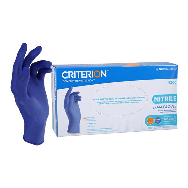 Criterion N300 Nitrile Gloves Large Electric Blue Non-Sterile