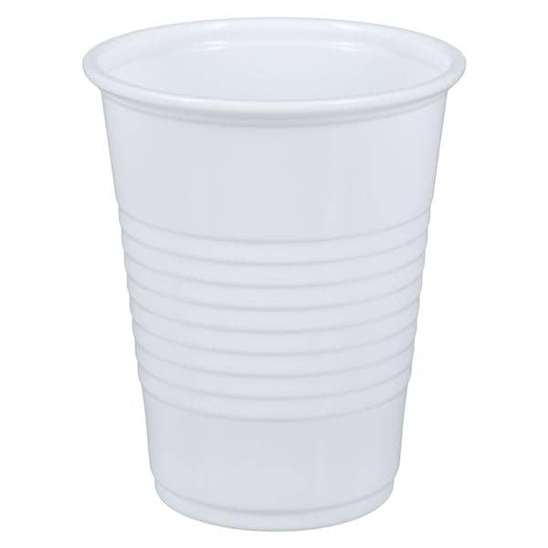 Drinking Cup Plastic White 5 oz Disposable 1000/Ca