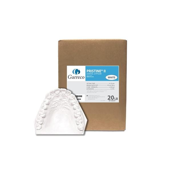 Pristine Lab Plaster Type II Fast 20Lb/Bx