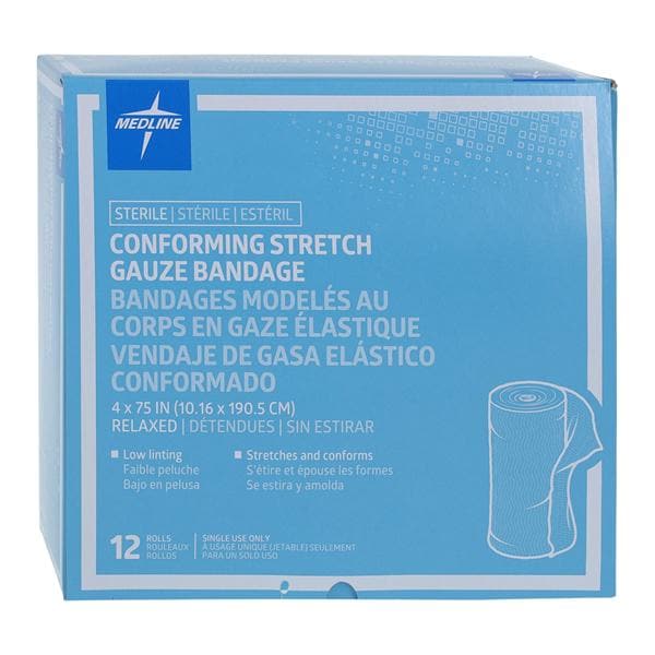 Sof-Form Gauze Bandage Rayon Polyester Blend 4x75" Sterile 12/Bx