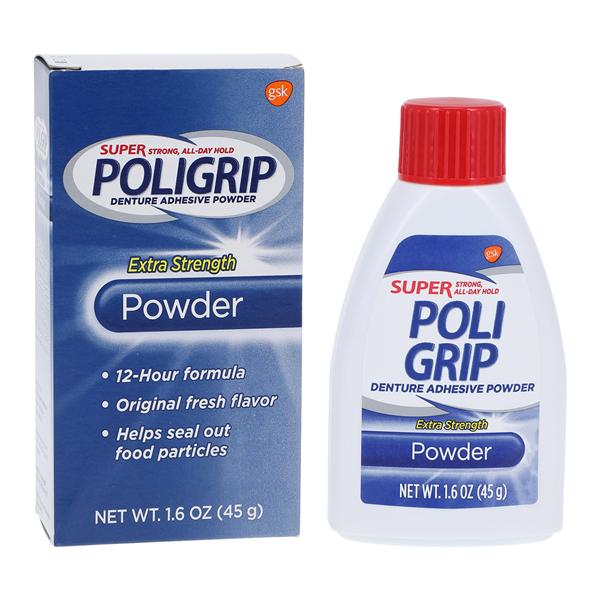 Super Poligrip Denture Powder 1.6oz/Bt