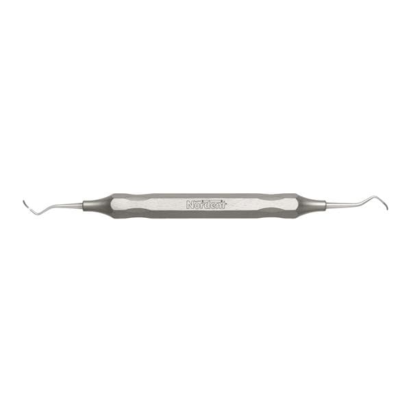 Curette Columbia Double End Size 13/14 DuraLite Hex Stainless Steel Ea