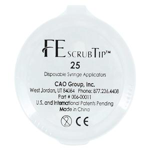 FE Scrub Tip Flocked Bulb Tips 25/Pk