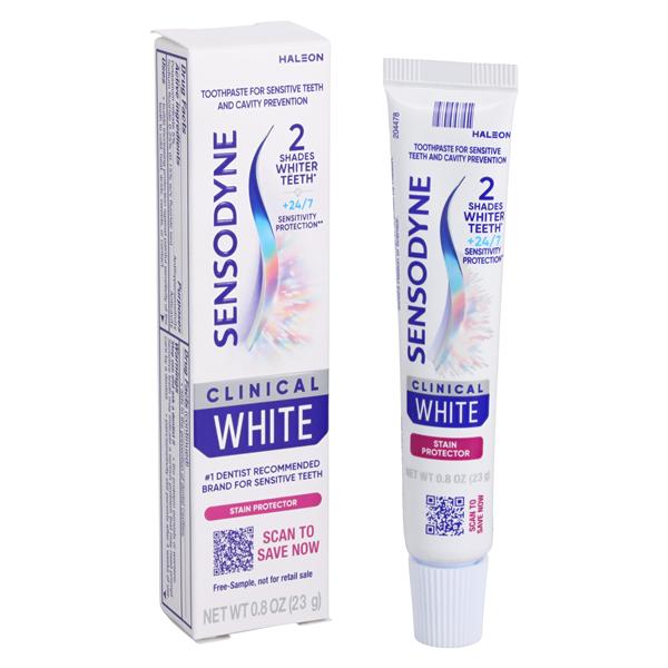 Sensodyne Clinical White Sensitivity Relief Toothpaste 12+ Yrs 0.8 oz Mnt 36/Ca