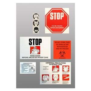 Label Infection Control 5/Pk