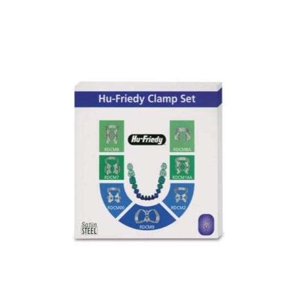 Rubber Dam Clamp Set 7/Bx