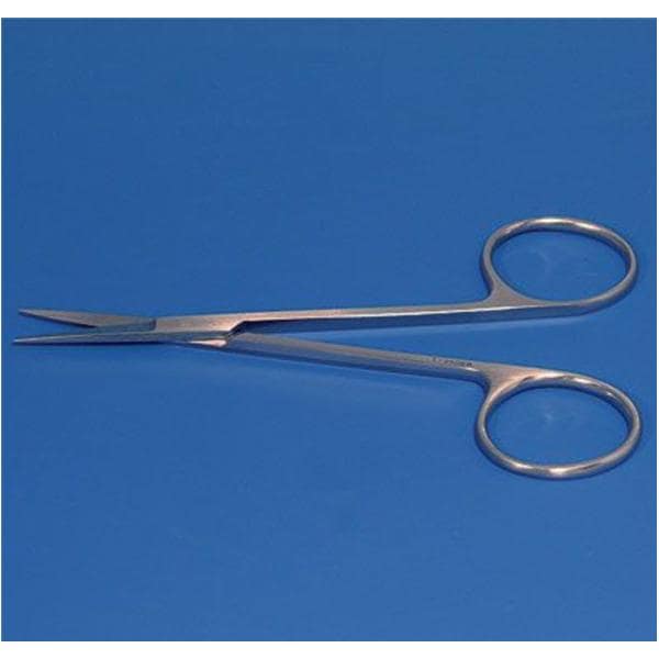 Iris Scissors Straight 4-1/2" Stainless Steel Non-Sterile Reusable Ea