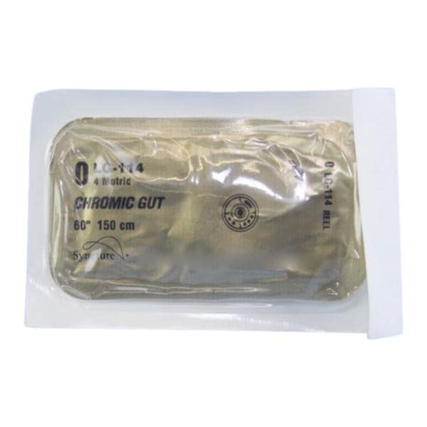 Surgigut Suture 0 60" Chromic Gut Monofilament Undyed 24/Pk