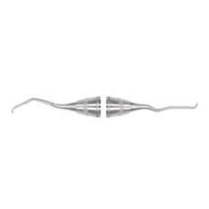 Curette Gracey Mini Five Double End Size 12/13 #6 Satin Steel Immunity Steel Ea