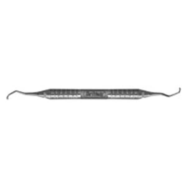 Curette DeMarco Double End Size 1 #6 Satin Steel Immunity Steel Ea