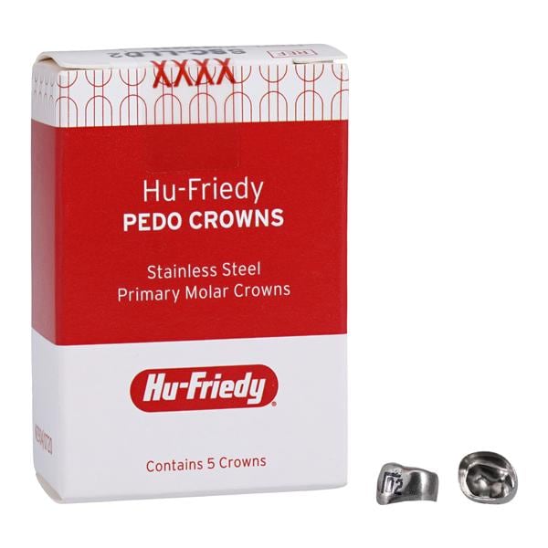 PEDO CROWNS Stainless Steel Crowns Size LLD2 1st Pri LLM Refill 5/Pk