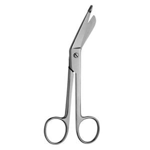 Lister Bandage Scissors Angled 5-1/2" Stainless Steel Autoclavable Reusable Ea