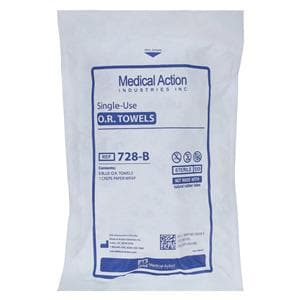 Towel Oral Surgery Blue Sterile