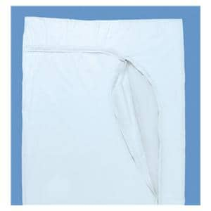 Post Mortem Bag 36x90" White Curved Zipper Closure Polyvinyl Chloride 10/Ca