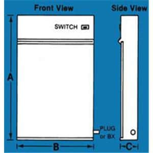 Trimline X-Ray Illuminator 3-1/4x42x44" With Retainer/8' Cord EA