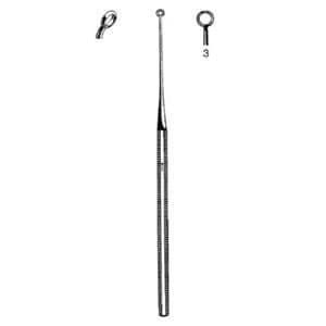 Buck Ear Curette Stainless Steel Non-Sterile Reusable Ea