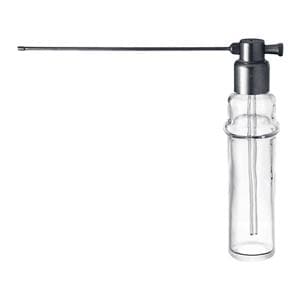 Medicine Atomizer Glass Clear Metal Top