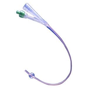 2-Way Foley Catheter Straight Tip 1% Silicone 6Fr 1.5cc