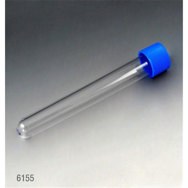 Test Tube Polystyrene 15mL 16x120mm Non-Sterile 4BX/CA