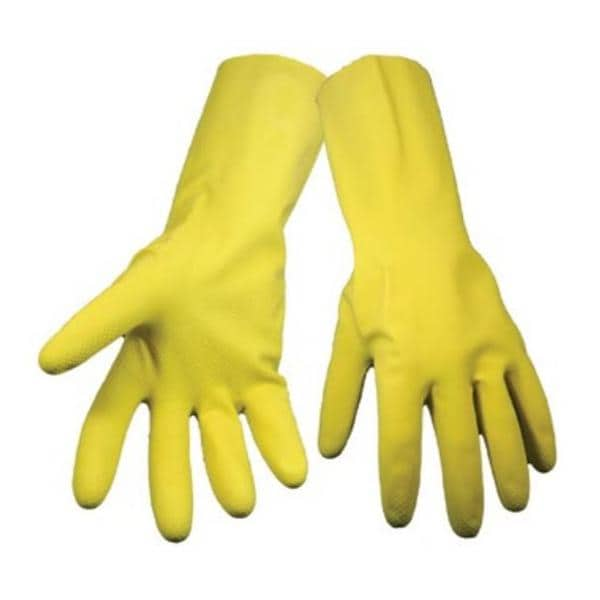 Rubber Utility Gloves Medium Yellow