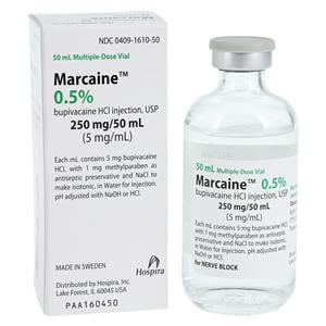 Marcaine Injection 0.5% MDV 50mL Each