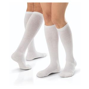 Jobst Sensifoot Compression Diabetic Socks Knee High Medium Unisex White