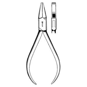 Pliers Flat Nose 5-1/2" Square End Straight Ea