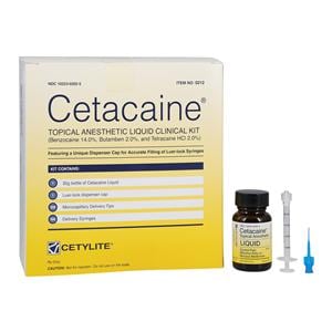 Cetacaine Topical Anesthetic Liquid Clinical Kit Ea