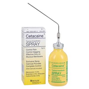 Cetacaine Anesthetic Spray Banana 20gm/Cn, 12 CN/CA