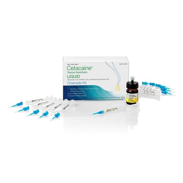 Cetacaine Anesthetic Liquid 11 Gm Chairside Kit Ea