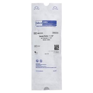 Non-Strung Cotton Roll 1.5 in x 0.375 in Sterile 250/Ca