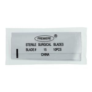 Premiere Sterile Surgical Scalpel Blade #15 Disposable, 100 EA/BX