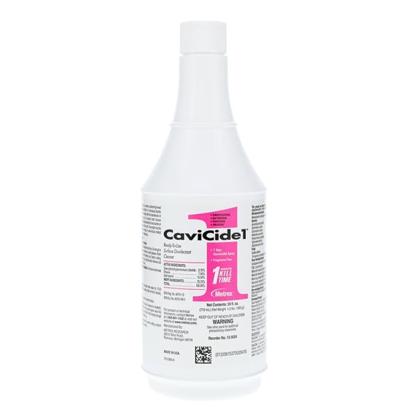 CaviCide1 Surface Disinfectant & Decontaminant Spray Bottle 24 oz 24oz/Bt