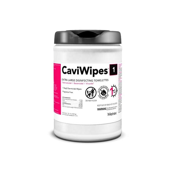 CaviWipes1 Surface Disinfectant X-Large Canister 65/Cn, 12 CN/CA