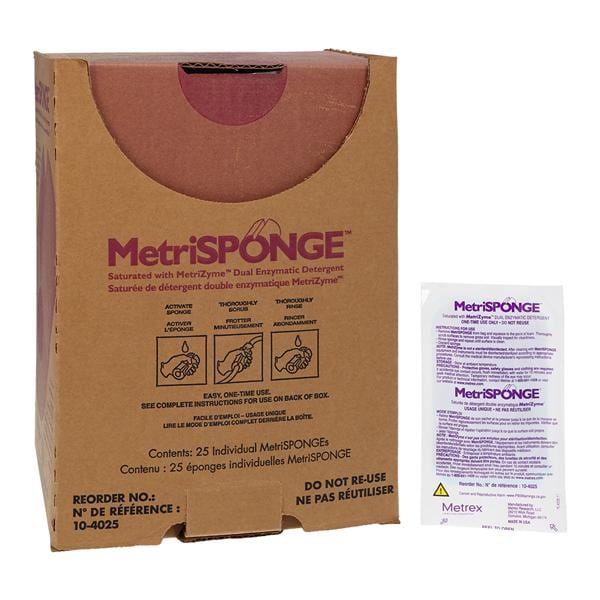 Sponge Enzymatic Metrisponges 25/Bx, 4 BX/CA