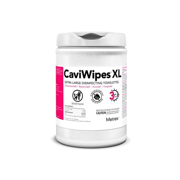 CaviWipes Surface Disinfectant X-Large Canister 65/Cn, 12 CN/CA