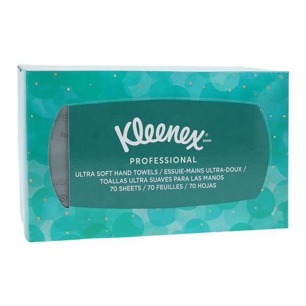 Kleenex Ultra Soft Hand Towels Paper 1 Ply 9 in x 10.5 in White 70/Bx