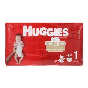 Huggies Diaper Infnt Max Kd PrbnFr Wt Dsp Frgrnc Fr Unsx Hypallrgn LF 1 8-14lbs