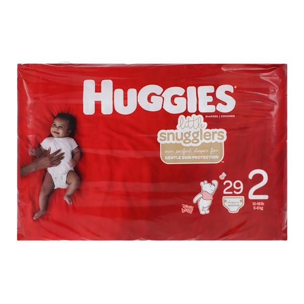 Huggies Diaper Inf Max Dsny PrbnFr Wht Disp FrgrncFr Unsx Hyplrgnc LF 2 12-18lb, 4 PK/CA