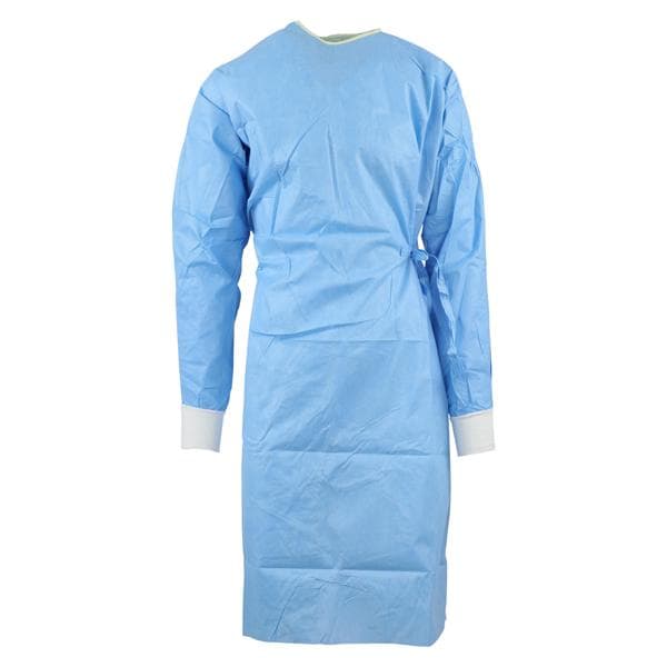 Evolution 4 Non Reinforced Surgical Gown SMS Fbrc Std / XL Blue / Yellow 32/Ca