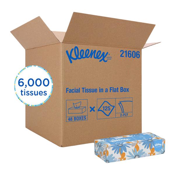 Kleenex Facial Tissue White 2 Ply 125/Bx