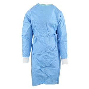 Ultra Disposable Surgical Gown SMS Fabric Size Small Blue / Green 30/Ca