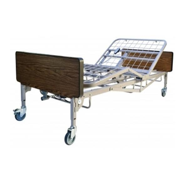 Bariatric Bed Powder-Coated Steel Electric With Matress/Frame/Head Half Rails Ea