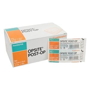 Opsite Polyurethane Film Post-Op Dressing 2-1/2x2" Strl Adhs Lw Adh Trans Abs