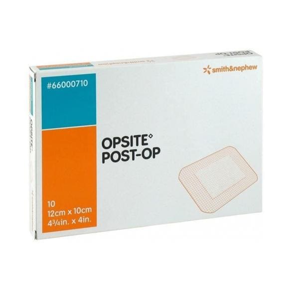 Opsite Polyurethane Film Post-Op Dressing 4-3/4x4" Strl Adhs Lw Adh Trans Abs