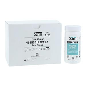 Test Strip Chlorine Guardian HiSense ULTRA 0.1 With Sample Cups Bx