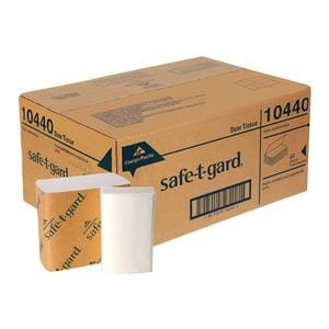 Safe-T-Gard Interfold Dispenser Tissue Paper 2 Ply 4 in x 10 Feet White 40/Ca