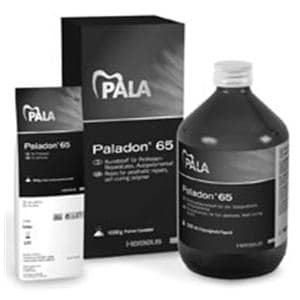 Paladon 65 Denture Resin Acrylic Heat Cure 500mL/Bt