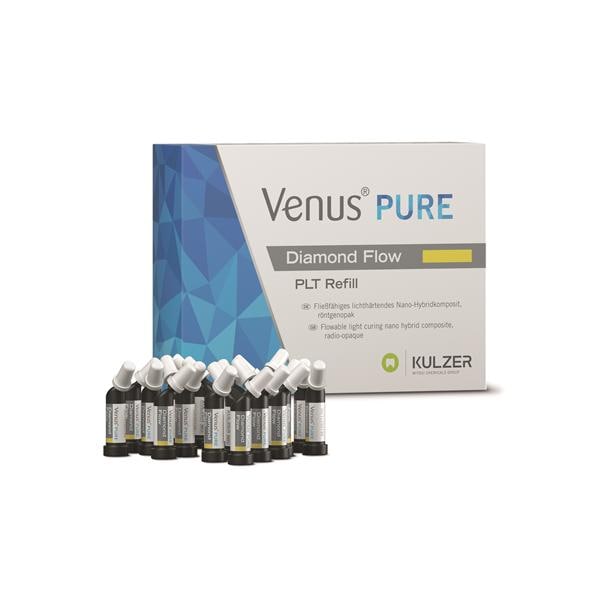 Venus Diamond Flow Flowable Composite Pure Bleach Bleach PLT Refill 20/Pk