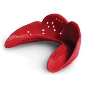 SISU Junior Mouth Guard Strapless Intense Red Ages 7-11 Youth 12/Bx